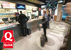 10% de réduction <p>Chaîne de hamburgers dans le Hall des arrivées</p>